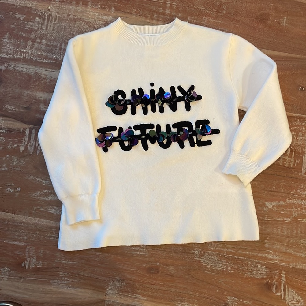 Zara Shiny Future sweater size 6 years